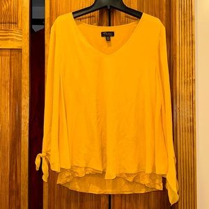 Thalia Sodi Yellow Blouse
